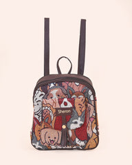 Animal Print Backpack